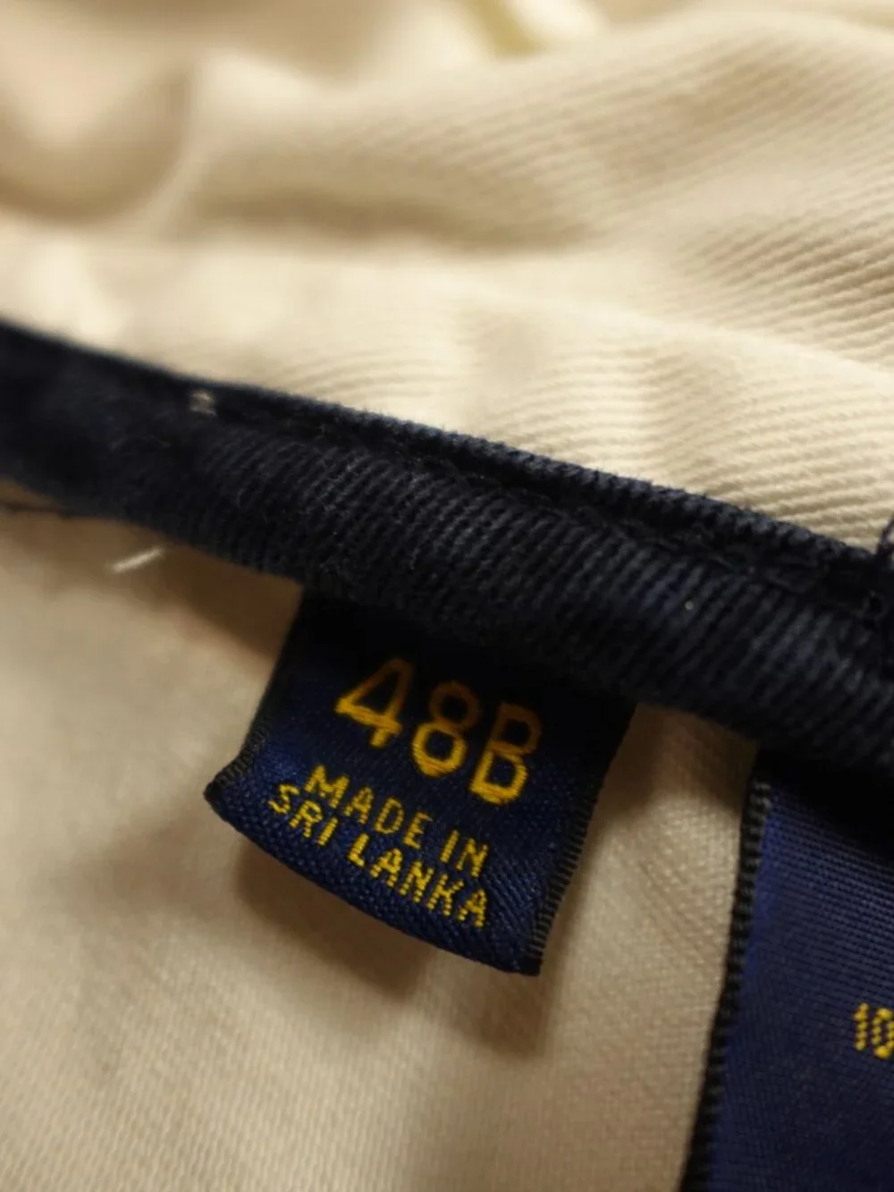 Polo Ralph Lauren Cargo Shorts Men's 48B White Classic Chino 9.5 Inch